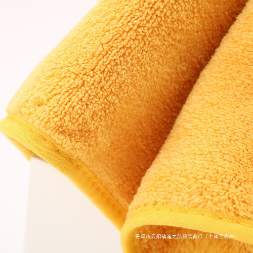 大鵞擦手巾商超可愛掛式衛生間擦手巾珊瑚絨柔軟吸水家用廚房巾