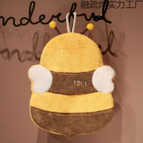 【3603人廻購】卡通洗手間熊貓擦手巾網紅家用可愛廚房擦手掛巾擦