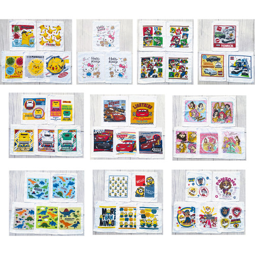  30x32cm卡通純棉吸水大方巾抹布廚房擦手洗碗方毛巾