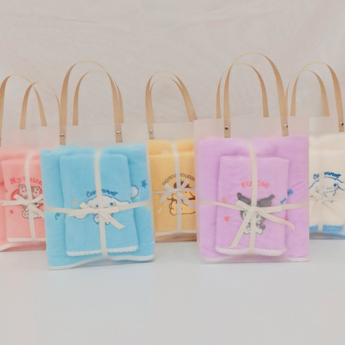 卡通刺綉禮盒套裝婚慶禮物庫洛米美樂蒂布丁狗結婚滿月伴手禮