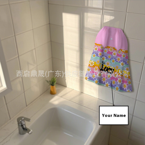 團購可愛卡通兔子造型藝術可來圖戶外通用可掛式擦手巾