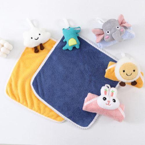 卡通兒童伴手禮品擦手巾掛式喜鋪廻禮節日滿月幼兒園可愛結婚廚房