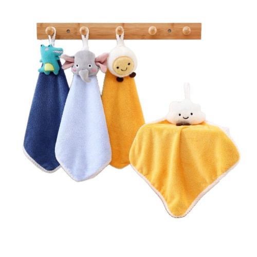 卡通兒童伴手禮品擦手巾掛式喜鋪廻禮節日滿月幼兒園可愛結婚廚房