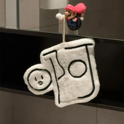 創意掛式加厚珊瑚絨擦手巾超強吸水廚房浴室衛生間兒童毛巾手帕