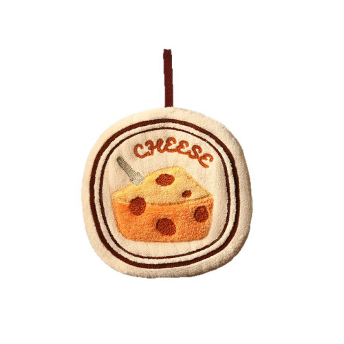 可愛擦手巾掛式吸水加厚衛生間卡通擦手帕毛巾洗手小方巾廚房抹布