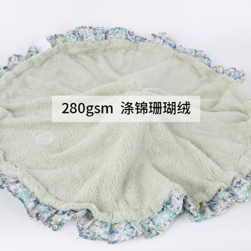 可愛卡通動物珊瑚絨兒童擦手巾 康樂屋掛式加厚吸水擦手毛巾