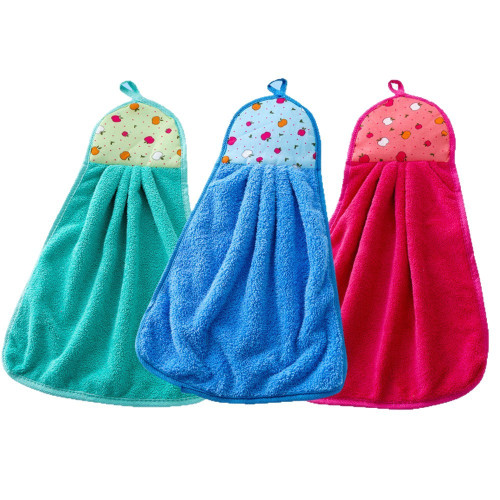 VLEN 擦手巾 珊瑚絨掛式清潔巾 去污吸水手巾 長38cm 寬28cm 5條 VLEN 擦手巾 珊瑚絨掛式清潔巾 去污吸水手巾 長38cm 寬28cm 5條