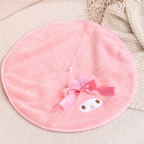 可愛珊瑚絨擦手巾卡通手帕可掛式加厚家用廚房抹布衛生間吸水毛巾