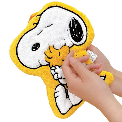 家用擦手巾廚房掛式可愛卡通毛巾吸水不掉毛衛生間擦手清潔