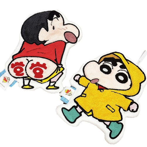 蠟筆小新卡通手帕抹布擦手巾可愛掛式超強吸水速乾廚房衛生間兒童