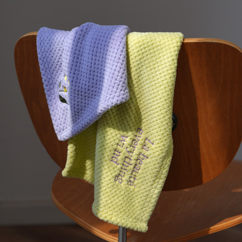 擦手巾 廚房小方巾吸水不掉毛廚房衛生間可掛式手帕擦手巾