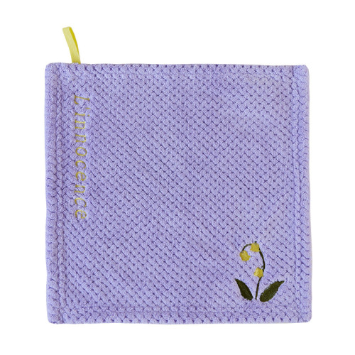 擦手巾 廚房小方巾吸水不掉毛廚房衛生間可掛式手帕擦手巾