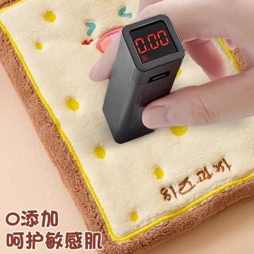 可愛擦手巾掛式吸水加厚衛生間卡通擦手帕毛巾洗手小方巾廚房抹布