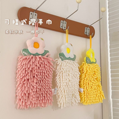 雪尼爾擦手掛巾超強吸水加厚衛生間廚房擦手毛巾掛式可愛擦手巾 雪尼爾擦手掛巾超強吸水加厚衛生間廚房擦手毛巾掛式可愛擦手巾
