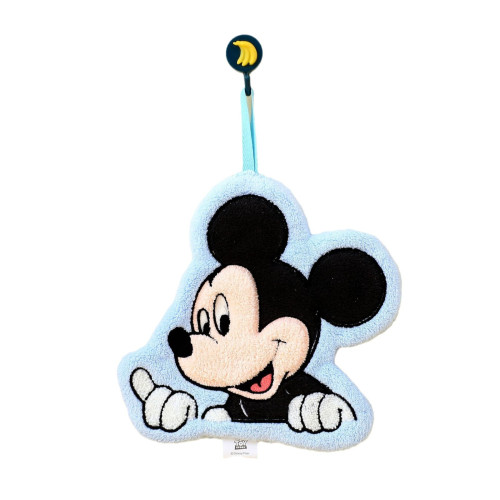 正版珊瑚絨擦手巾掛式廚房抹布手帕小毛巾米奇商超可愛禮品