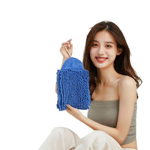 雪尼爾廚房擦手巾洗手間可掛式小狗公仔擦手球吸水速乾加厚超柔軟