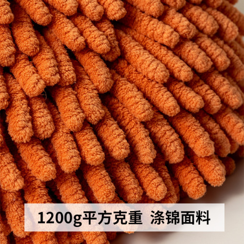 卡通動物日式雙層雪尼爾擦手巾 康樂屋折曡家用廚房吸水擦手毛巾