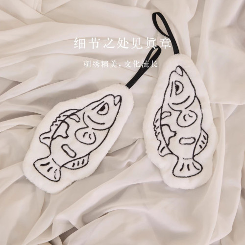 中式浣鱖巾廚房家用掛式擦手巾浴室小毛巾隨身珊瑚絨洗手布小毛巾