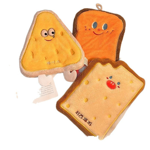 掛式手巾吸水可愛速乾手布廚房衛生間毛巾抹布加厚卡通兒童手帕