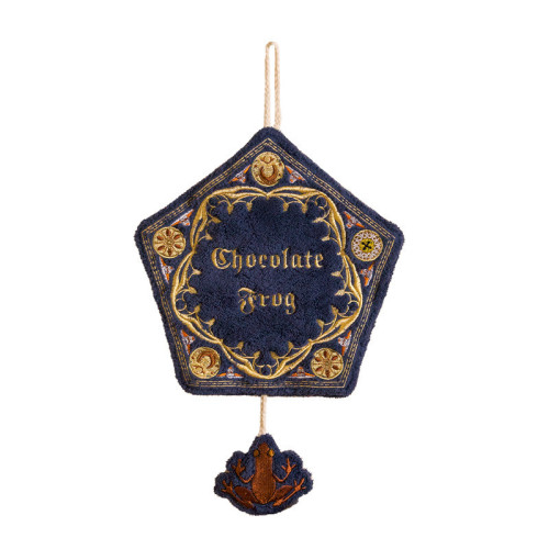 ME華納正版哈利波特巧克力蛙擦手巾珊瑚絨綉花