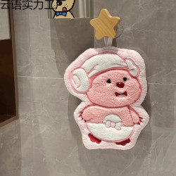 帕恰狗擦手毛巾掛式可愛吸水速乾加厚家用浴室毛巾廚房手帕抹布