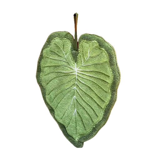 龜背竹葉子擦手巾可掛式家用廚房衛生間加厚吸水毛巾兒童植物手帕