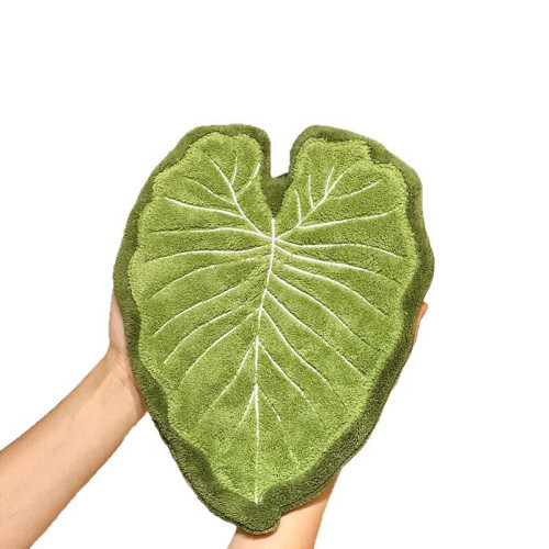 植物葉子加厚擦手巾可愛創意熱植花燭衛生間浴室掛式毛巾廚房手帕