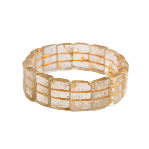 天然金髮晶鐲形手排冰透素圈黃髮晶手牌男女款量石金髮晶手排批 天然金髮晶鐲形手排冰透素圈黃髮晶手牌男女款量石金髮晶手排批