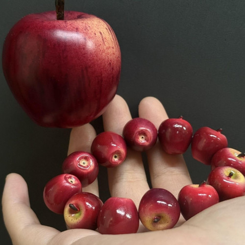 平安夜新年創意紅紅火火蘋果手串首飾水果高級感小衆生日禮物手鏈