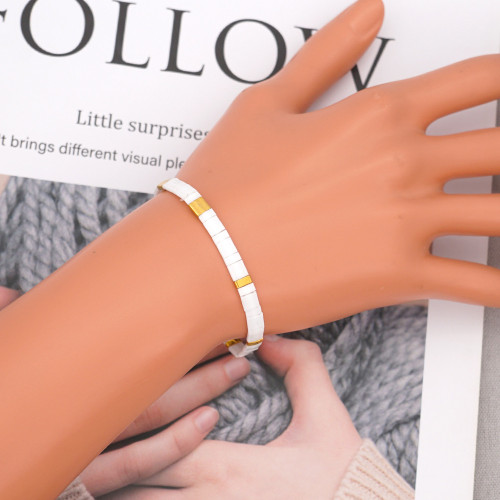 歐美Tila珠手鏈首飾品女式波西米亞彩色混搭手環復古手串復古幾何