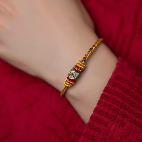 十二生肖八大守護神手鏈男女情侶禮物手工編織本命年兔馬龍雞手繩