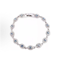 新款紀家手鏈天使之眼情緣經典百搭顯白清新氣質甜美閃亮按釦手鐲