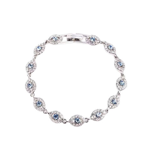 新款紀家手鏈天使之眼情緣經典百搭顯白清新氣質甜美閃亮按釦手鐲