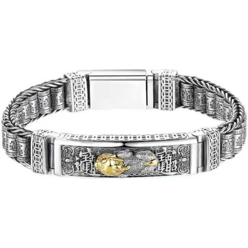 翔栩時尚手鏈潮小衆設計感百搭ins新款個性復古貔貅霸氣時尚簡約