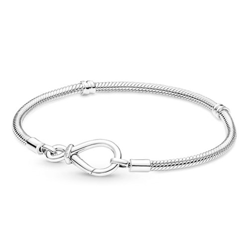 潘家同款銅鍍銀手鏈串珠925純銀素手鏈