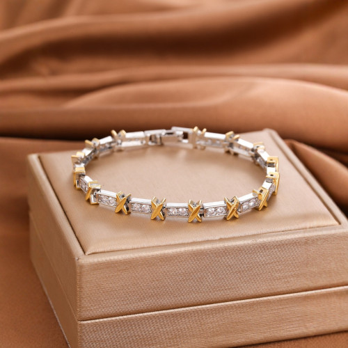 韓版小衆設計輕奢鋯石手鏈女ins冷淡風個性時尚高級百搭閨蜜手飾