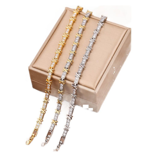 韓版小衆設計輕奢鋯石手鏈女ins冷淡風個性時尚高級百搭閨蜜手飾