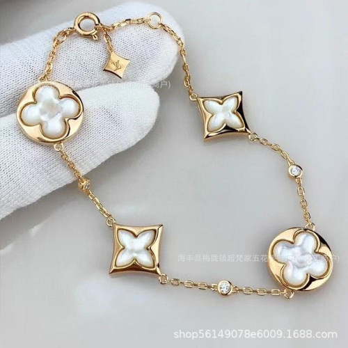 驢家頂版菱形圓形四葉草五花手鏈四花白貝母粉貝小衆手鏈 驢家頂版菱形圓形四葉草五花手鏈四花白貝母粉貝小衆手鏈