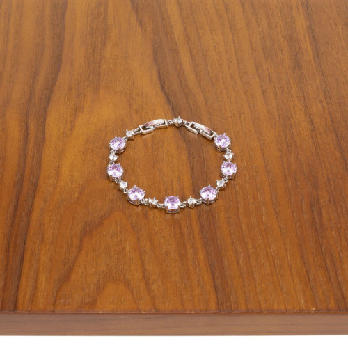 閃亮銅手鏈 男女輕奢感水晶手串滿天星首飾簡約手飾飾品