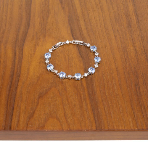 閃亮銅手鏈 男女輕奢感水晶手串滿天星首飾簡約手飾飾品