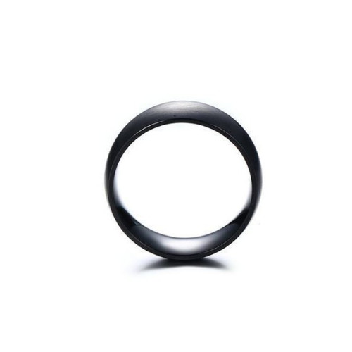 men rings 鈦材質飾品 歐美時尚男士戒指 黑色鈦戒TR-001