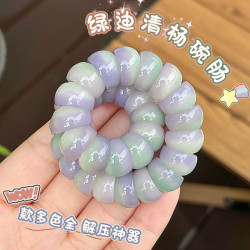 小紅薯同款白玉菩提根碗腸手串解壓漸變菩提子盤玩繞指柔文玩手鏈