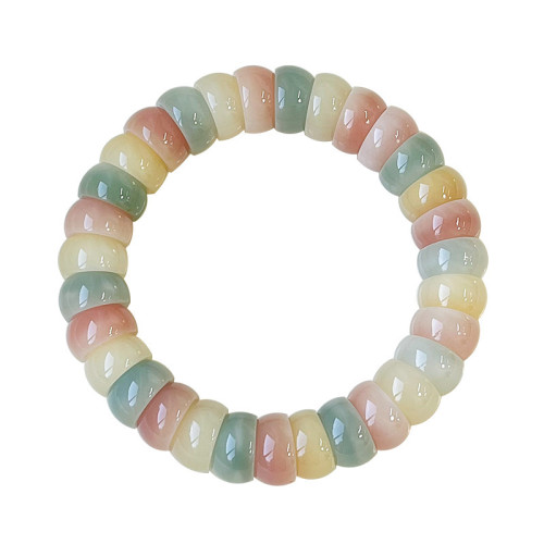 小紅薯同款白玉菩提根碗腸手串解壓漸變菩提子盤玩繞指柔文玩手鏈