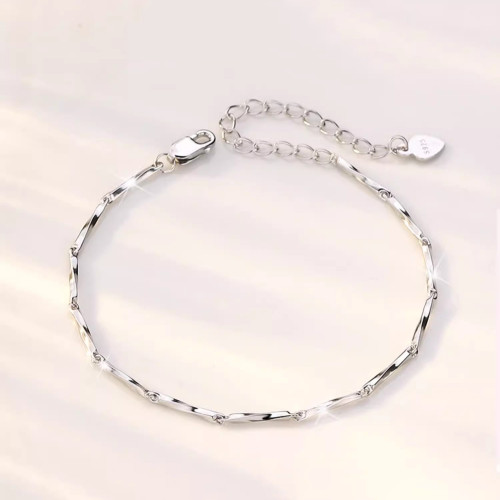 s925銀莫比烏斯手鏈女 日韓時尚百搭學生森系腕飾手飾品 s925銀莫比烏斯手鏈女 日韓時尚百搭學生森系腕飾手飾品