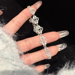 蕾絲手鏈女小衆設計輕奢高級感曡戴vintage古著手鏈