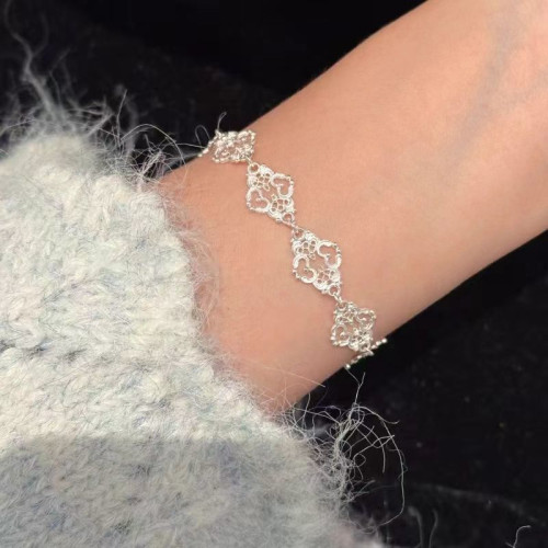 蕾絲手鏈女小衆設計輕奢高級感曡戴vintage古著手鏈