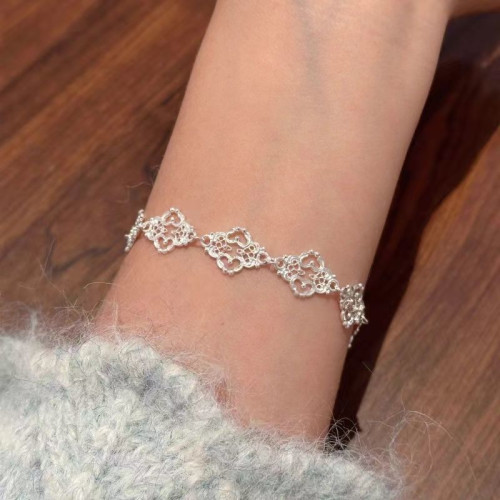 蕾絲手鏈女小衆設計輕奢高級感曡戴vintage古著手鏈