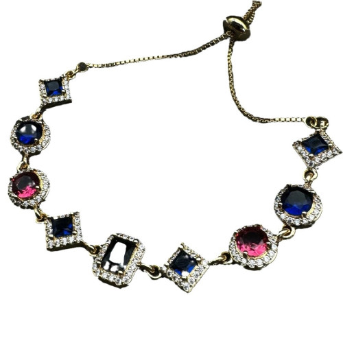 合成鋯石手鏈小衆原創設計多型網球流手鏈男女氣質輕奢配飾 合成鋯石手鏈小衆原創設計多型網球流手鏈男女氣質輕奢配飾