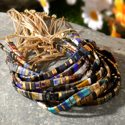 Tila珠手鏈風手工串珠編織精緻飾品款顯氣質不撞款小衆珠子