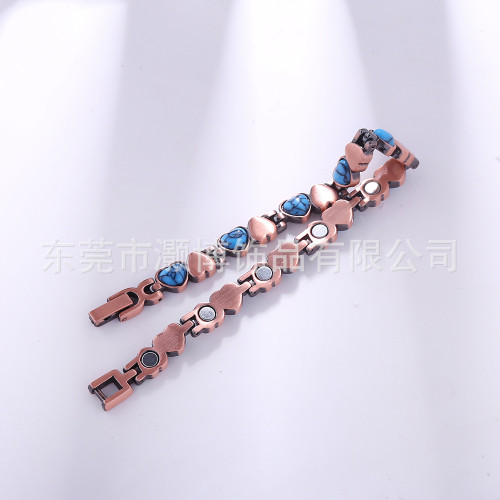 復古創意女士磁石手鏈 個性風潮手鐲